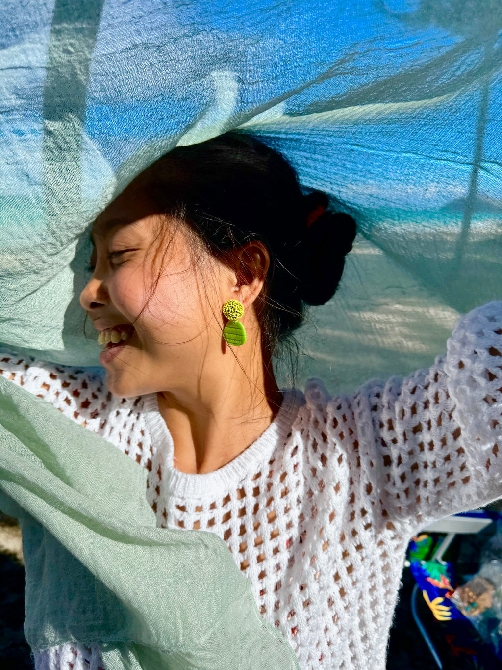 Pearl Green Sponge - $17.00