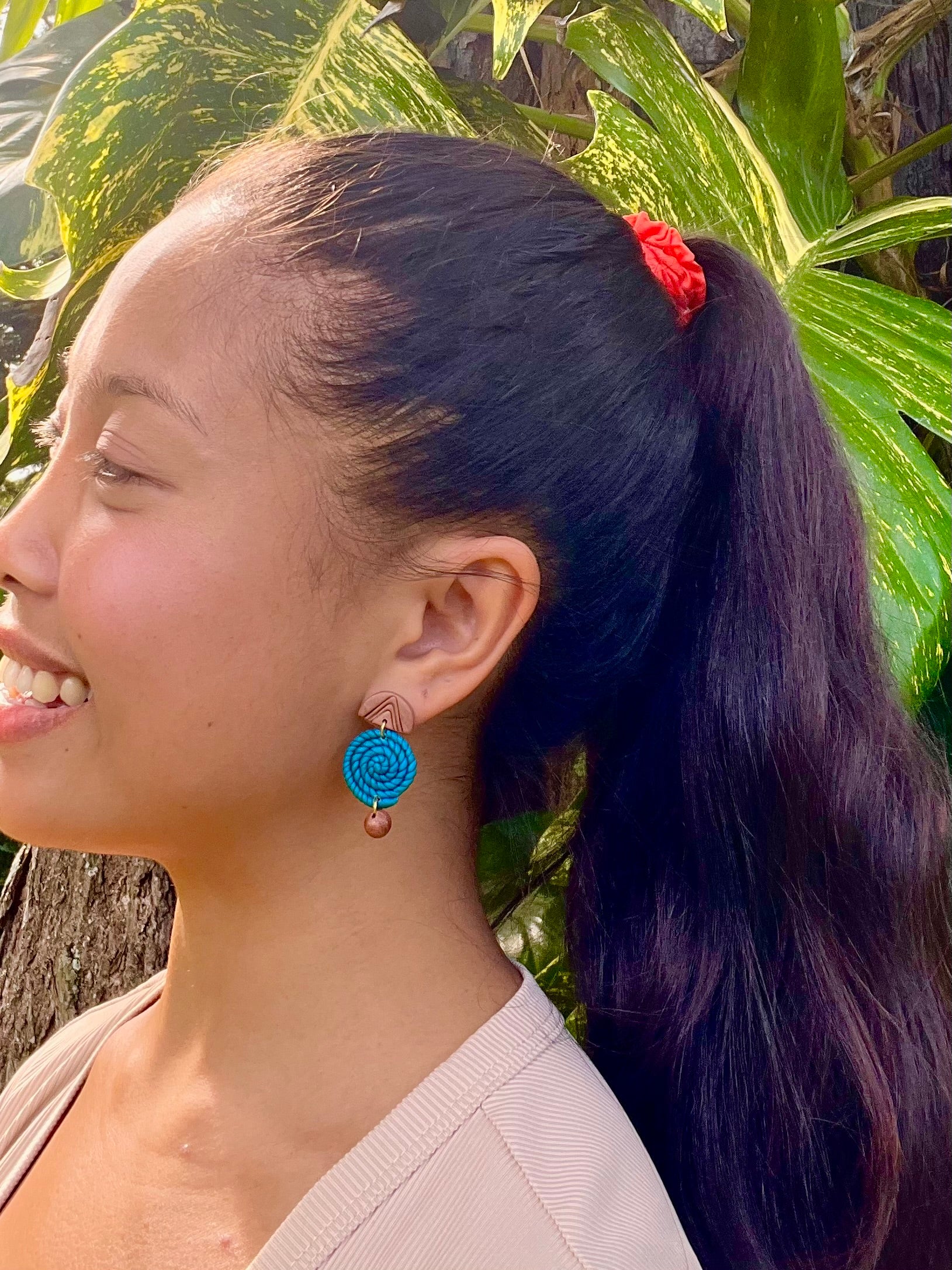 Peacock Blue Ties - $17.00