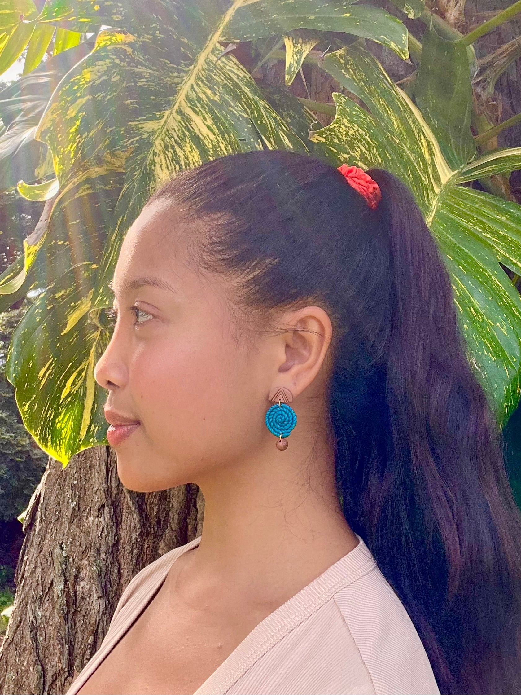 Peacock Blue Ties - $17.00